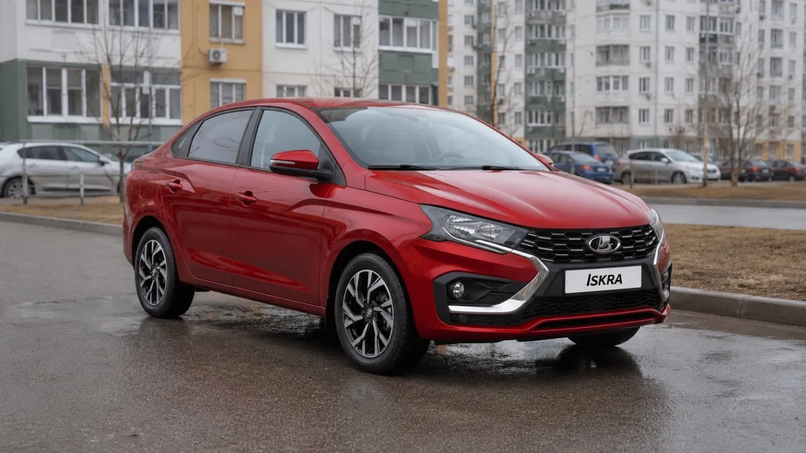 Lada Iskra седан вид с сзади