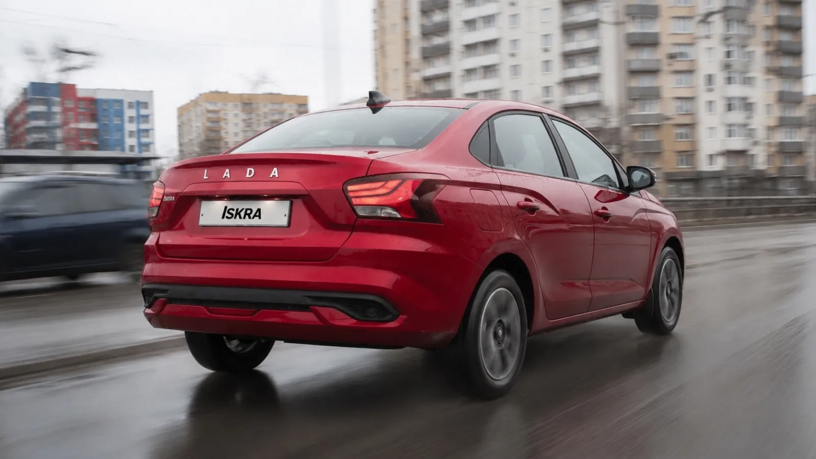 Lada Iskra седан вид с сзади