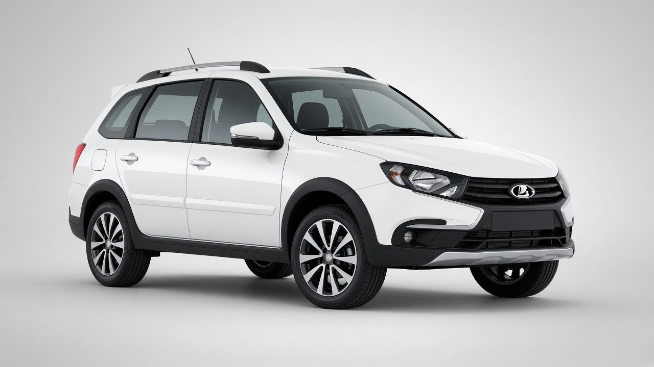 LADA Granta Cross, цвет белый Ледниковый