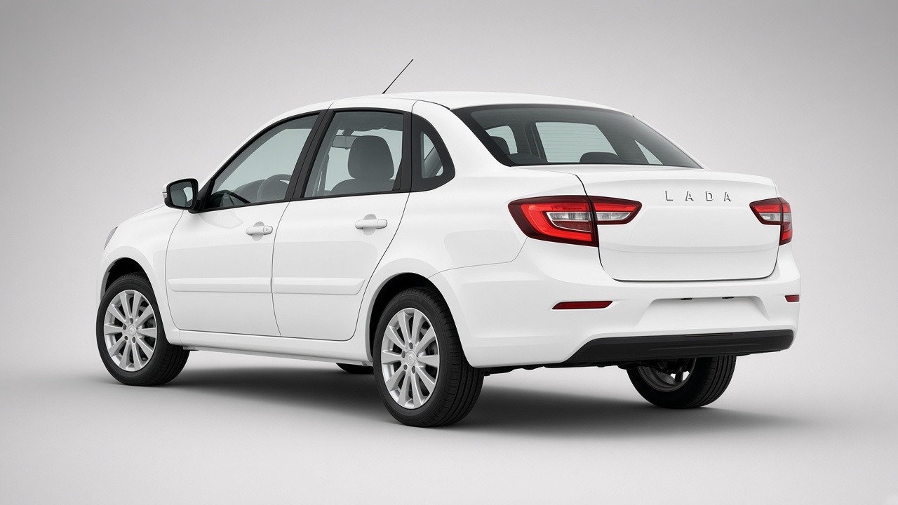 LADA Granta лифтбек, вид сзади